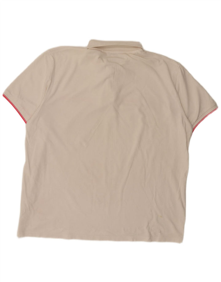 Polo Assn. Polo grafica da uomo 4XL Bianca