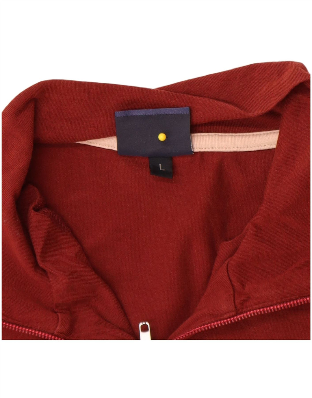 Trussardi Jeans - Tuta da uomo pullover con zip e collo, taglia grande, marrone