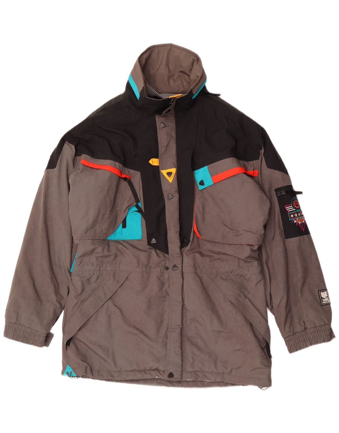 Giacca da sci grafica da uomo Helly Hansen UK 38 Colore grigio medio