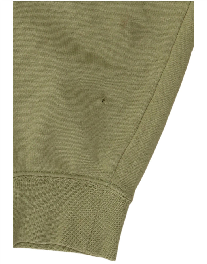 Felpa Nike Uomo con zip e collo maglione XL verde cotone