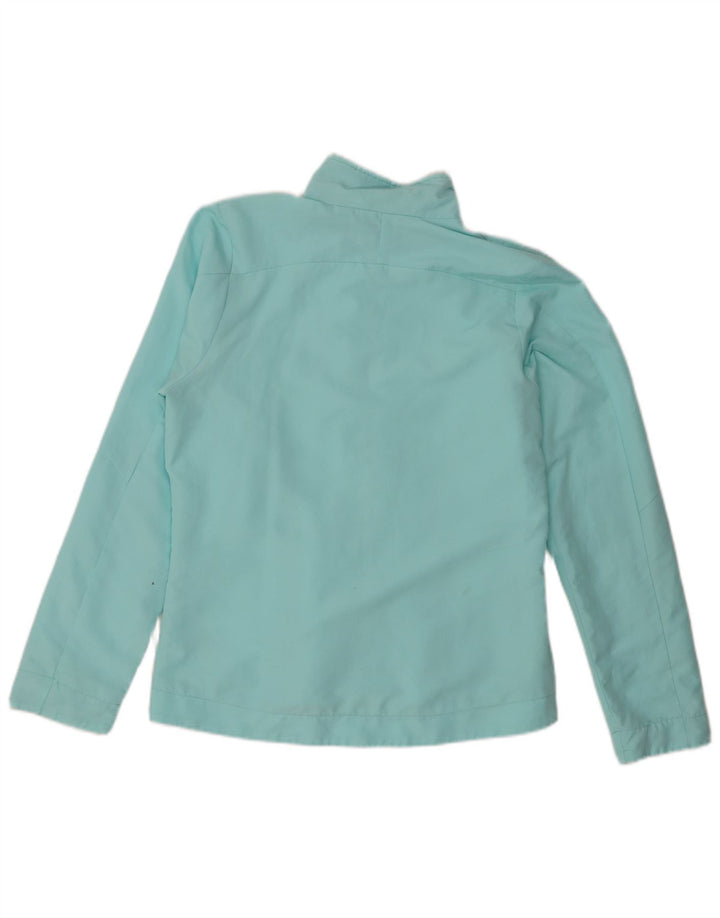 Giacca da tuta da donna Adidas UK 12 poliestere blu medio