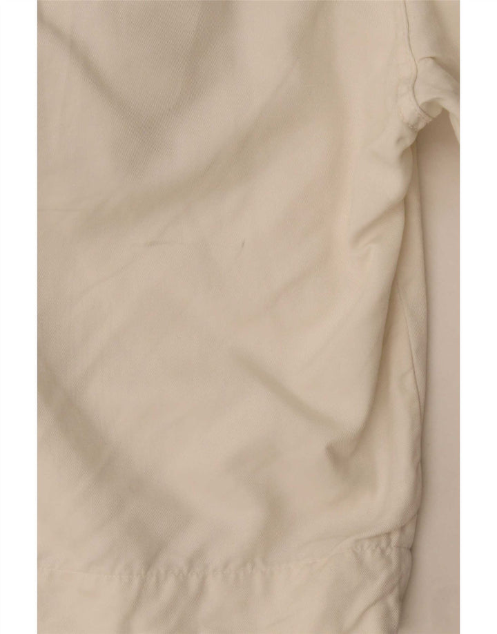 Pantaloncini cargo da donna Diesel W31 cotone bianco medio