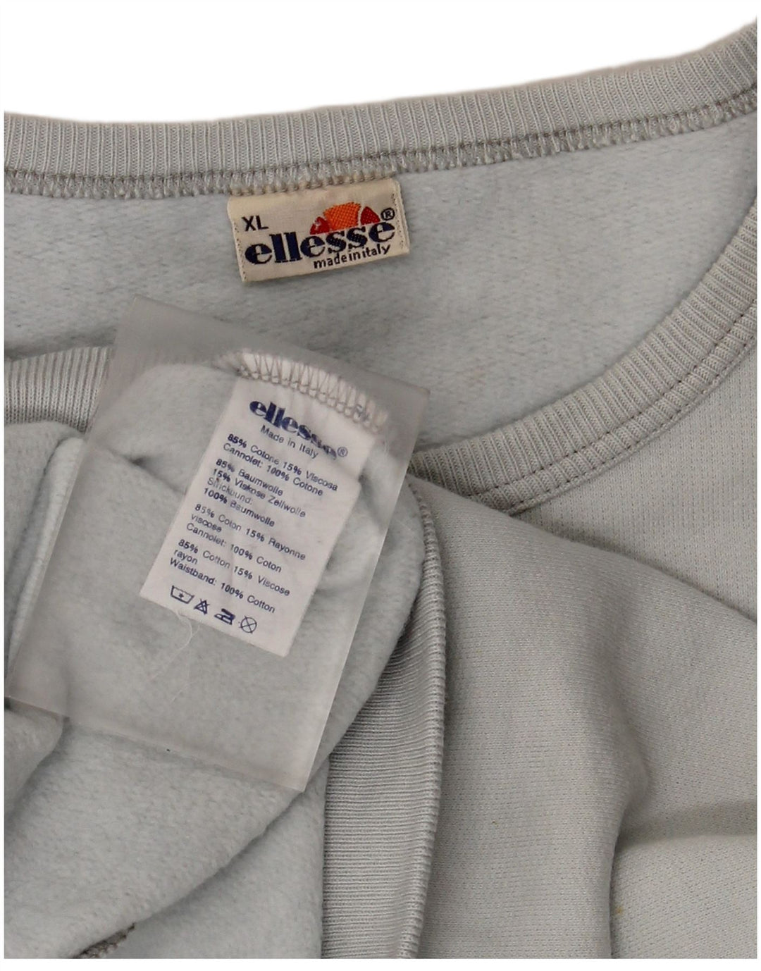 Felpa da donna Ellesse Maglione UK 18 XL Cotone blu