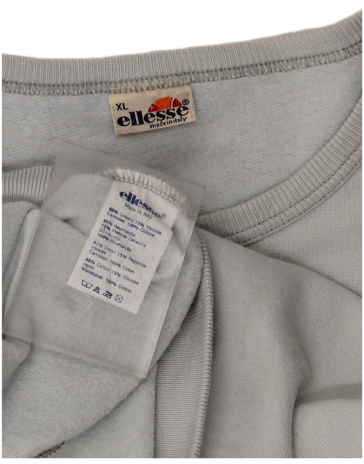 Felpa da donna Ellesse Maglione UK 18 XL Cotone blu