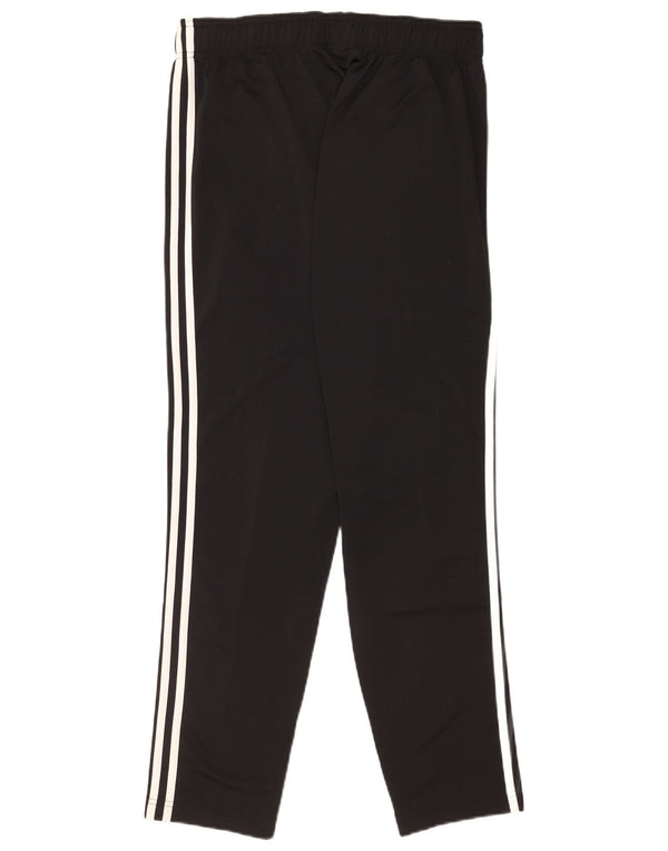 Pantaloni da tuta da uomo Adidas Large neri in poliestere sportivo