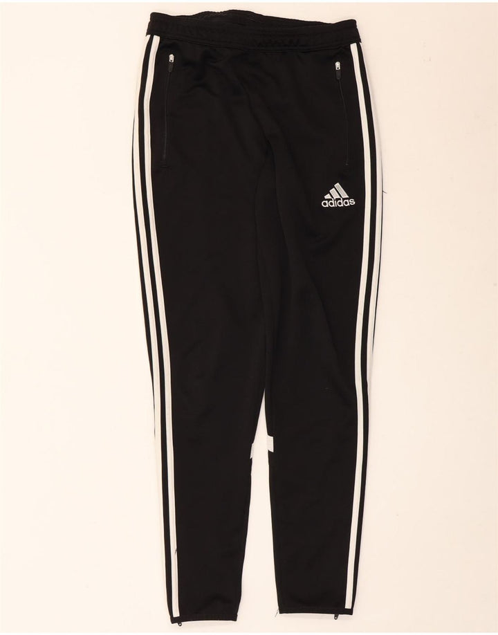 Pantaloni da tuta Adidas Climacool da uomo piccoli in poliestere color block nero