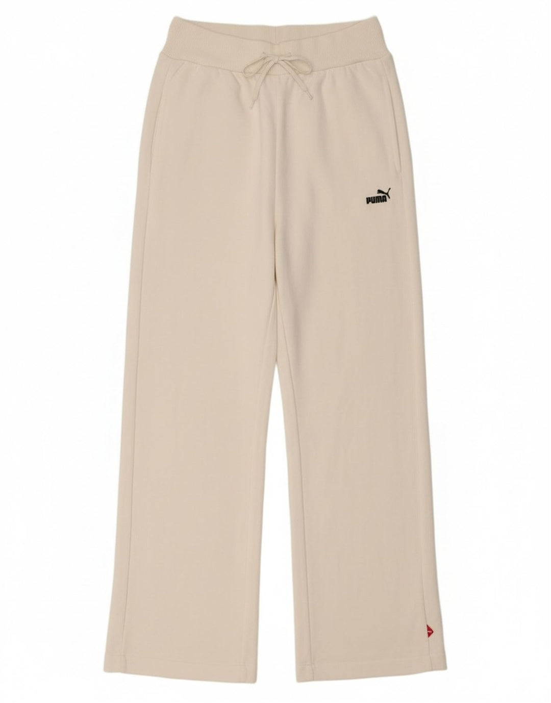 Pantaloni della tuta da donna Puma UK 14 Large White Cotton