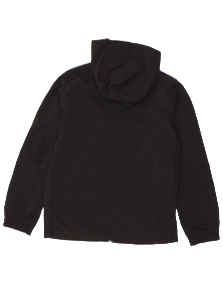 Giacca da ginnastica con cappuccio ADIDAS da ragazzo del Real Madrid 9-10 anni nera