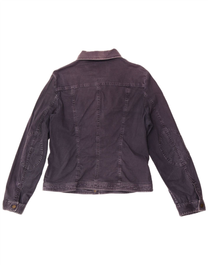 Giacca di jeans da donna Bluestars UK 16 grande cotone blu navy