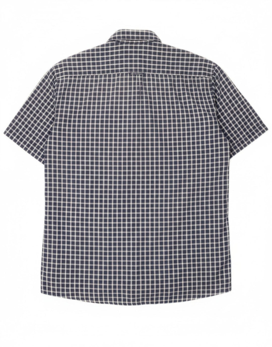 Polo Assn. degli Stati Uniti Camicia da uomo a maniche corte regolare grande a quadretti blu navy