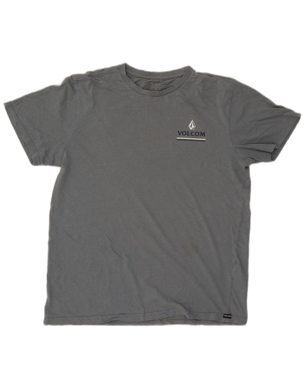 T-shirt grafica da donna VOLCOM Top UK 16 grande cotone blu