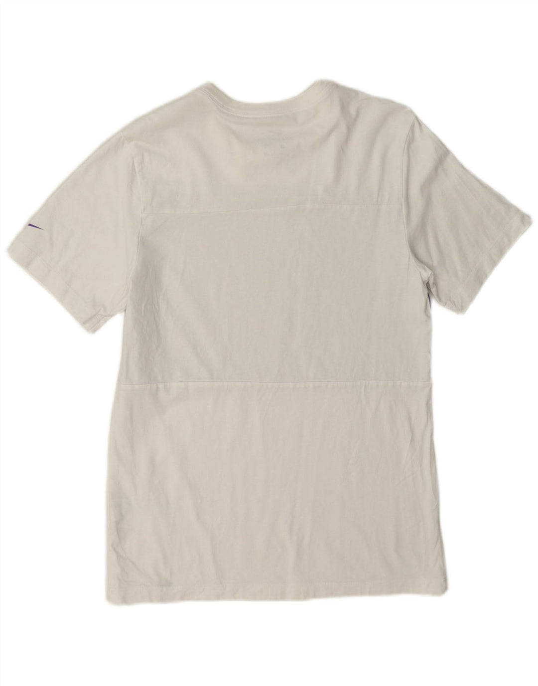 T-shirt Nike da uomo Top Small in cotone geometrico bianco