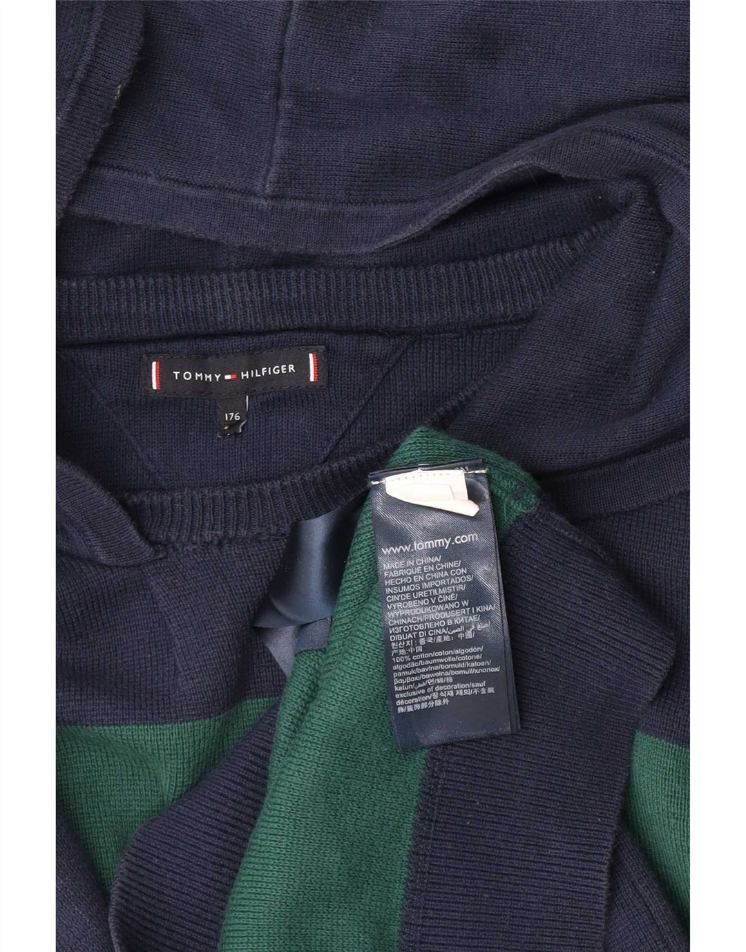 Maglione grafico da bambino Tommy Hilfiger 15-16 anni Colourblock multicolore