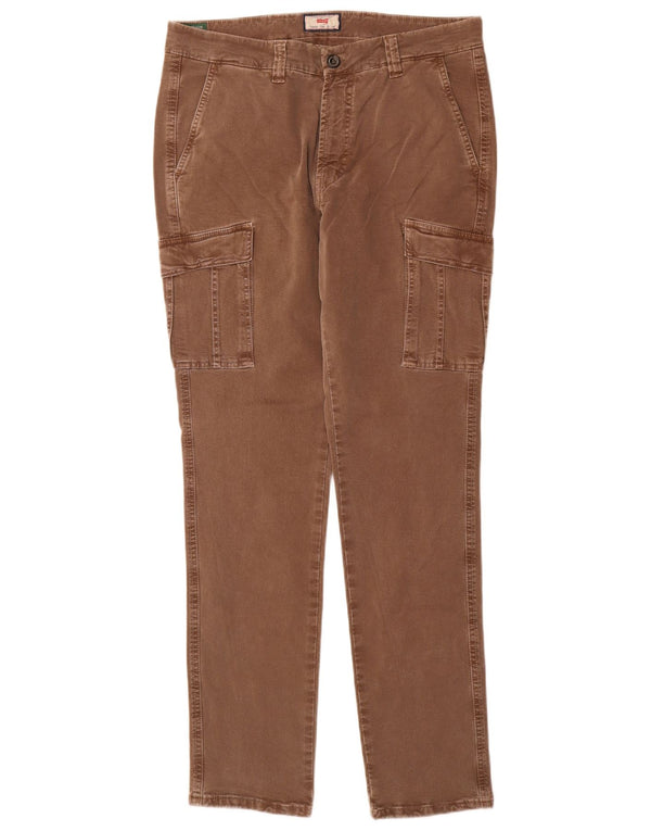 Pantaloni cargo slim da uomo Carrera IT 48 Medium W33 L32 Cotone marrone