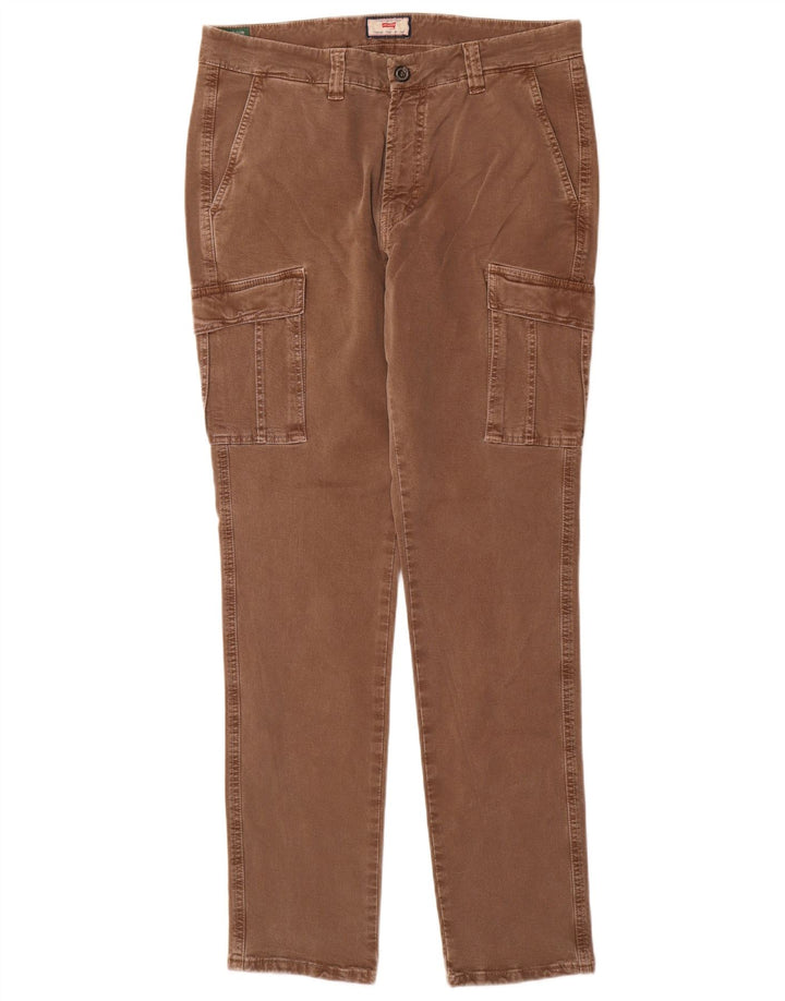 Pantaloni cargo slim da uomo Carrera IT 48 Medium W33 L32 Cotone marrone
