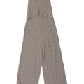 Tuta in maglia senza maniche da donna Zara UK 8 Small Poliestere a righe grigie