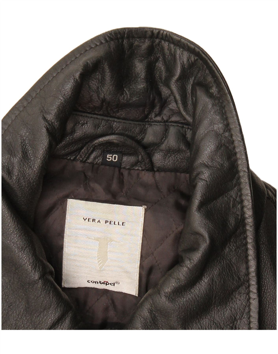 Giacca Pelle Uomo Conbipel IT 50 Large Pelle Nera