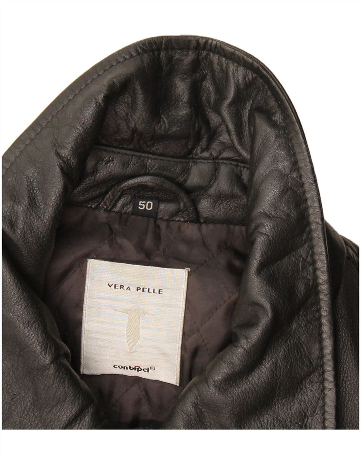 Giacca Pelle Uomo Conbipel IT 50 Large Pelle Nera