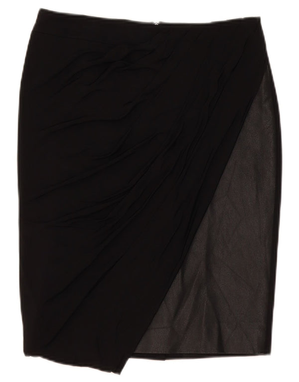 Gonna a tubino da donna Karen Millen UK 10 Small W28 Viscosa color block nera