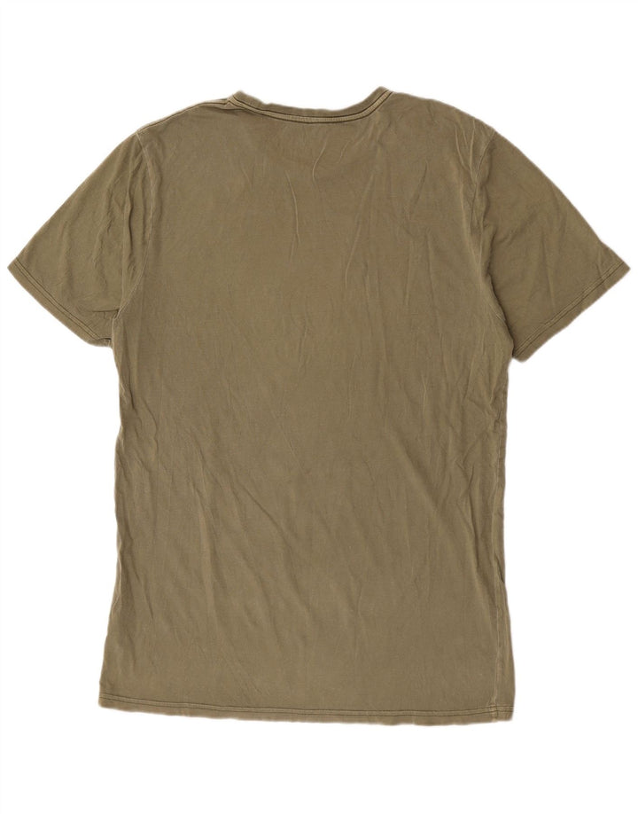 T-shirt da uomo Volcom Top grande in cotone kaki