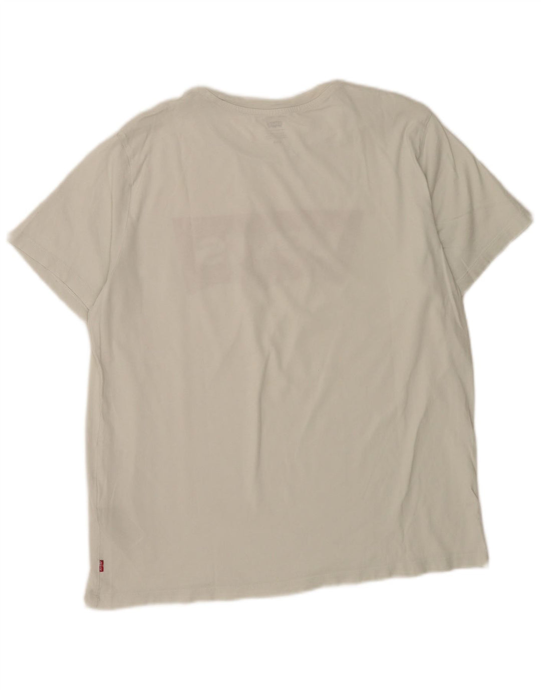 T-shirt grafica da uomo Levi's Top grande in cotone bianco