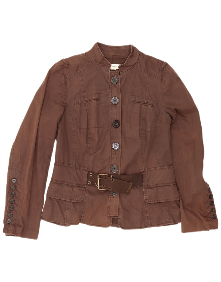 Giacca militare da donna Zara UK 18 XL cotone marrone