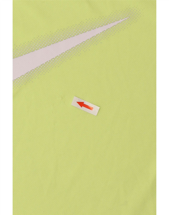 T-shirt grafica Nike da ragazzo Dri Fit Top 13-14 anni XL Verde