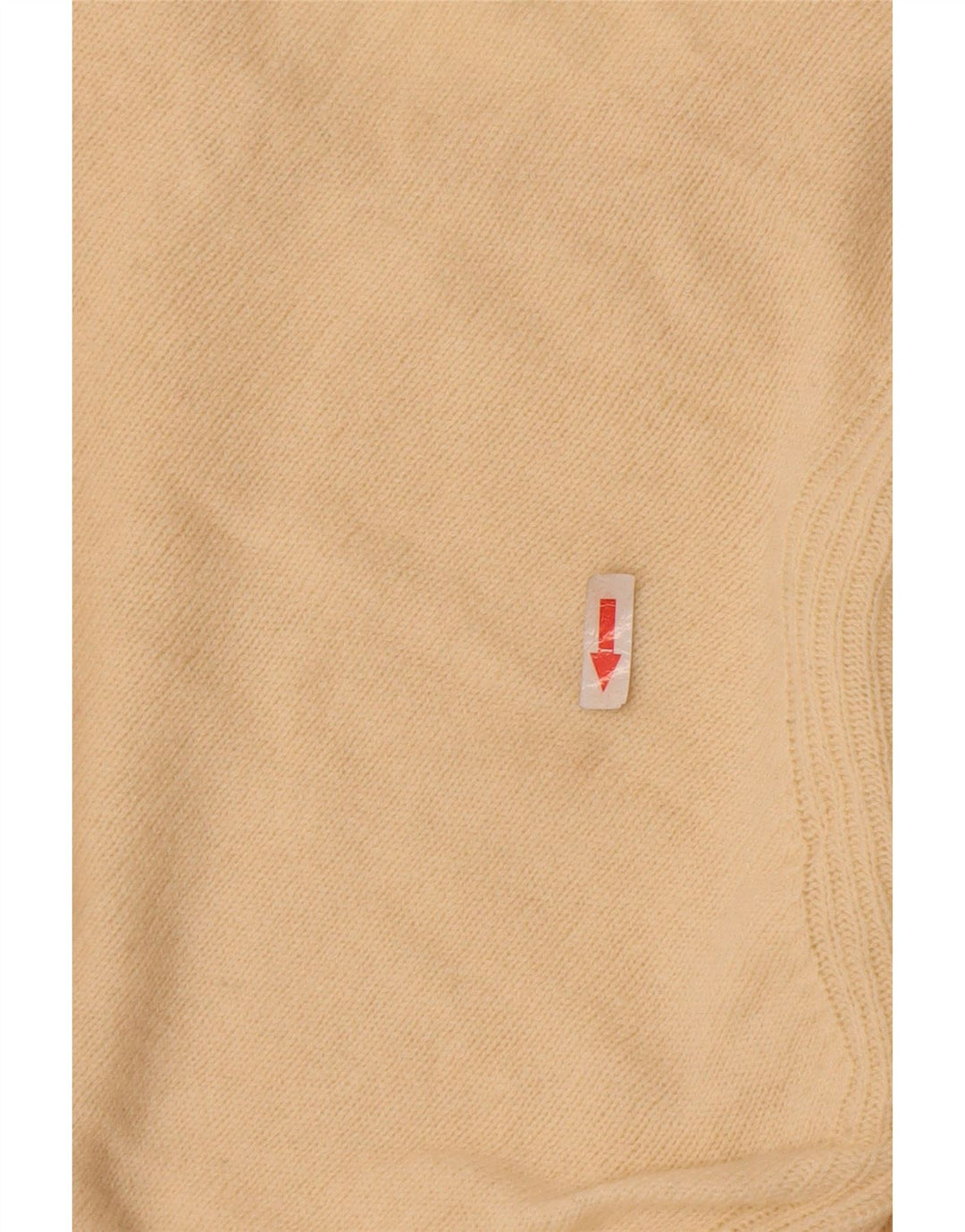 Maglione da donna Marks & Spencer con scollo a V, lana media, bianco sporco