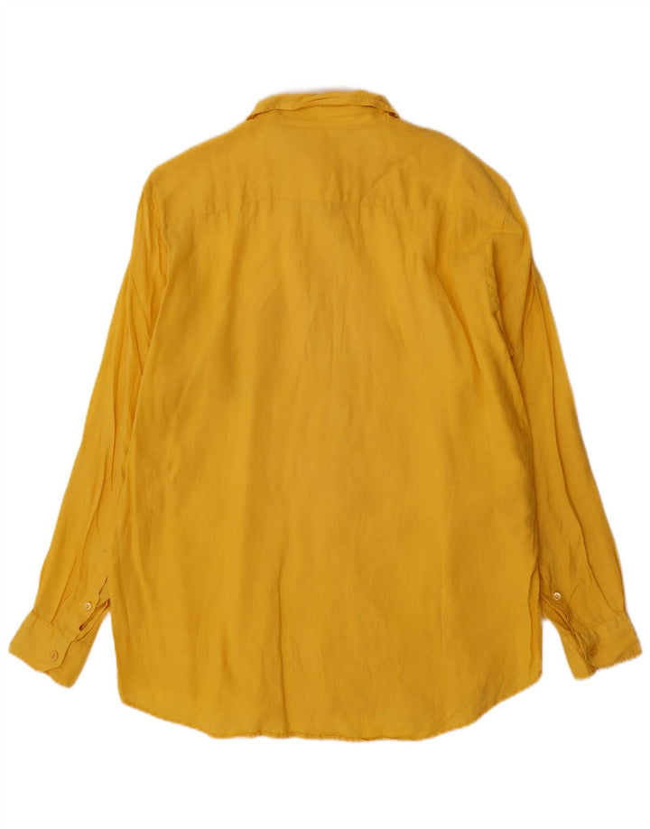 Camicia da donna Max Mara UK 18 XL Lino giallo