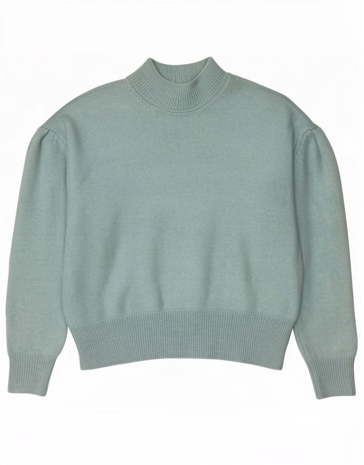 Maglione maglione a collo alto da donna Marks & Spencer UK 16 grande turchese