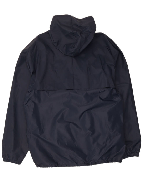 Giacca antipioggia da uomo con cappuccio K-Way UK 40 Large Blu Navy