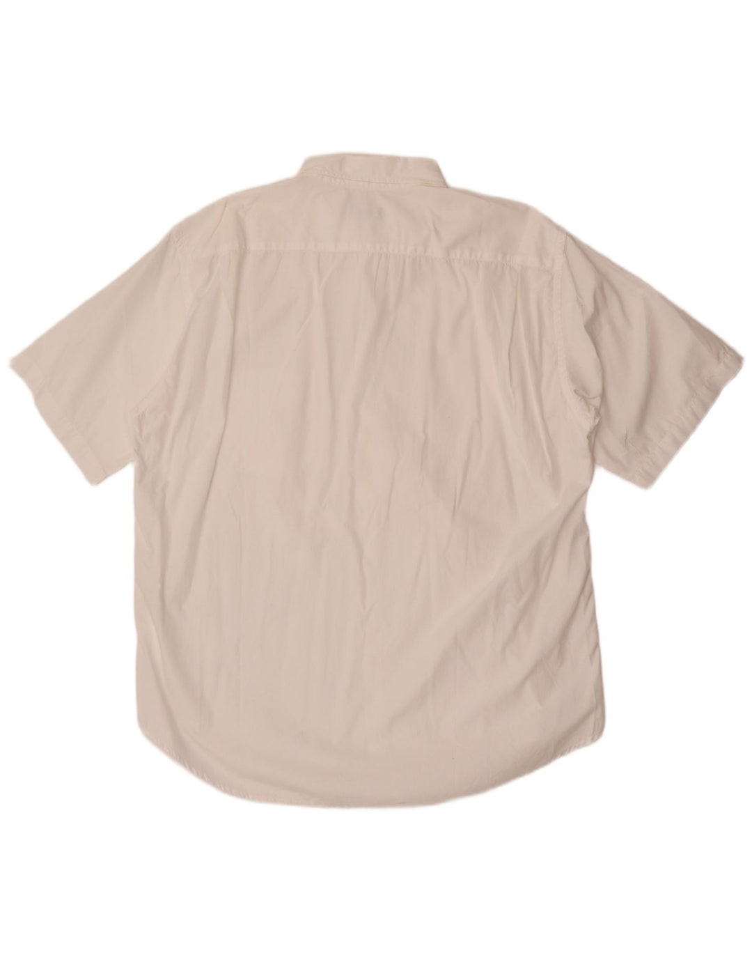 BELFE & BELFE Camicia a maniche corte da uomo 2XL Cotone bianco