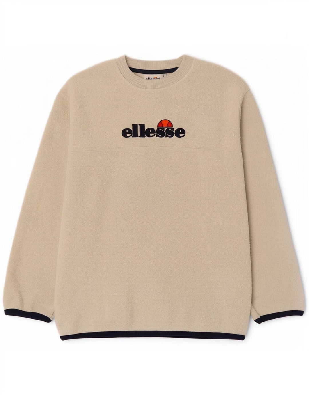 Maglione in pile grafico da uomo Ellesse piccolo poliestere beige