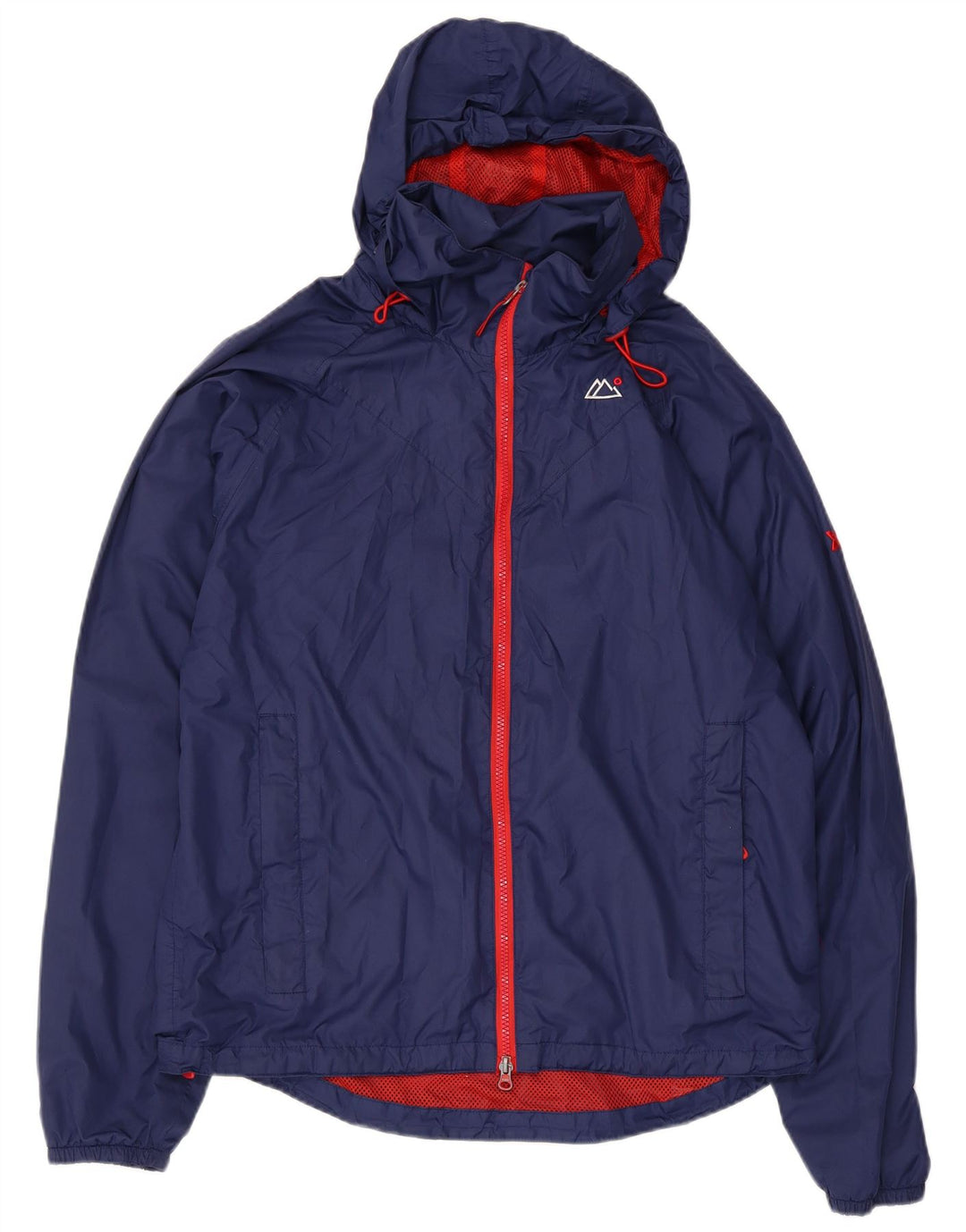 Giacca antipioggia con cappuccio da uomo Target Dry UK 38 poliestere medio blu navy