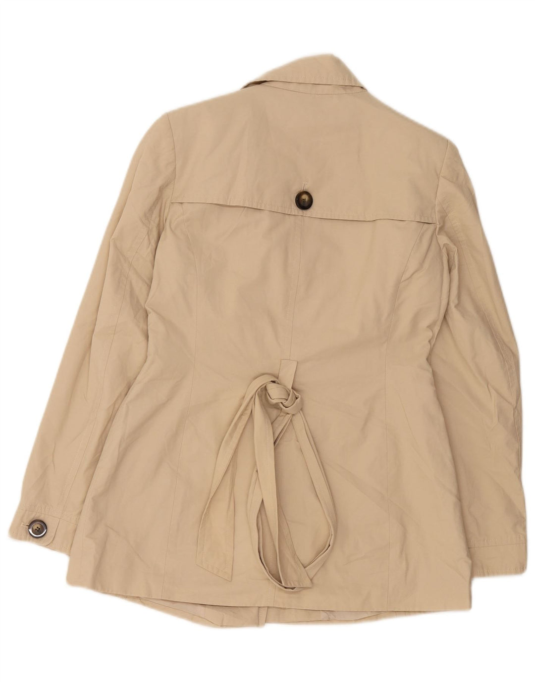Trench da donna John Lewis UK 10 piccolo cotone beige