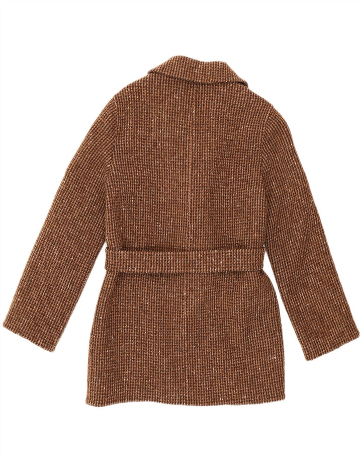 Giacca blazer vintage da donna a 1 bottone IT 44 marrone medio screziato