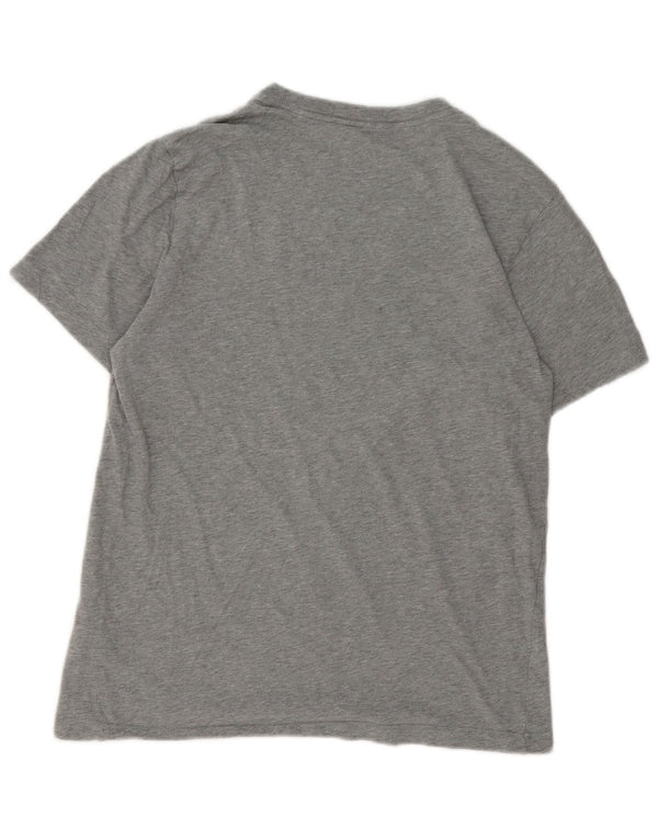 T-shirt Nike da uomo in cotone mélange grigio medio