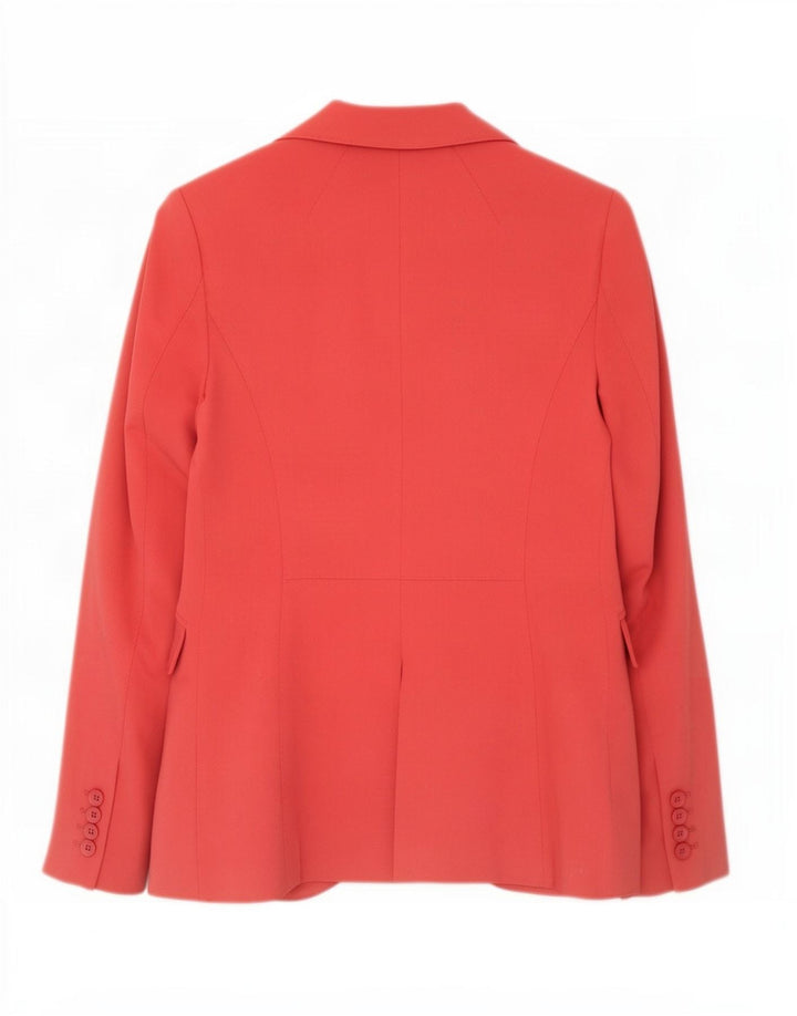 Giacca blazer a 1 bottone Marks & Spencer da donna UK 8 piccola poliestere rosa