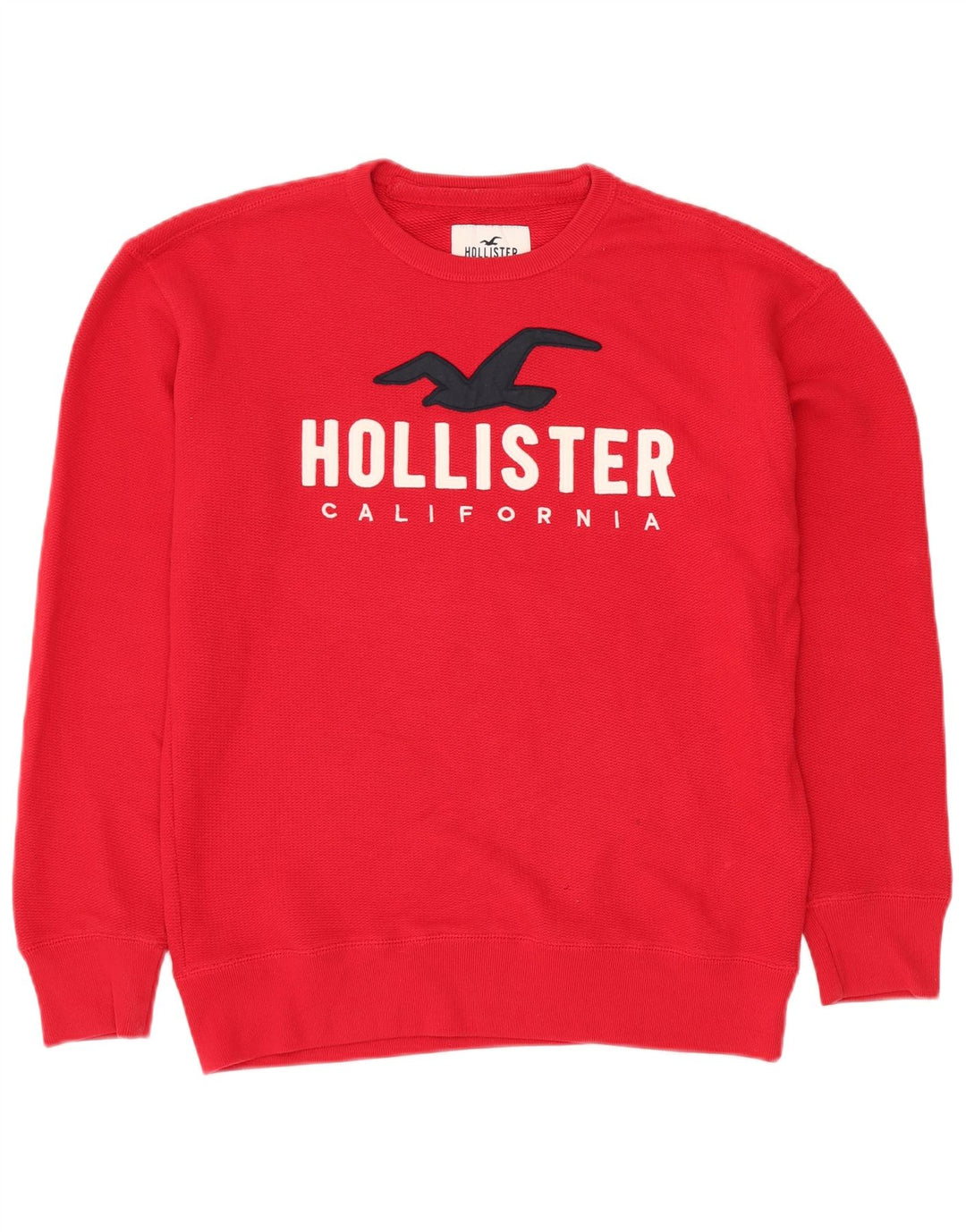 Felpa grafica da uomo HOLLISTER Maglione piccolo rosso in cotone