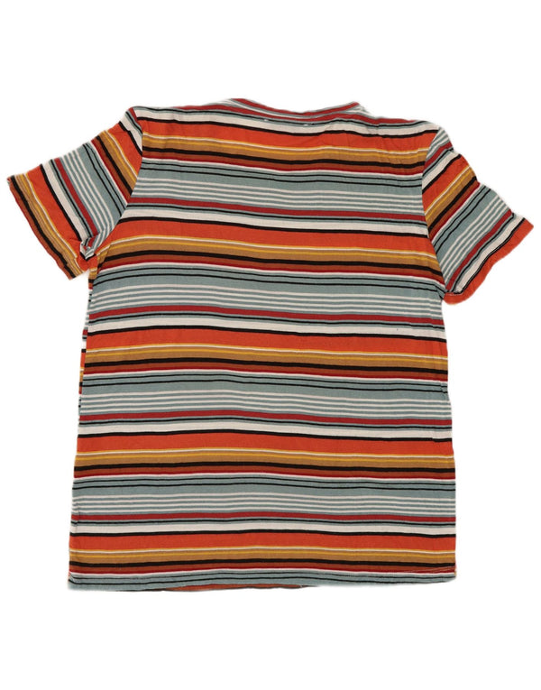 T-shirt Zara da donna Top UK 12 viscosa a righe multicolore media
