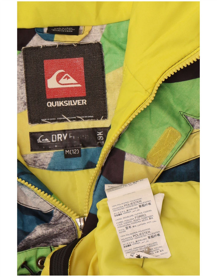 Giacca a vento Quiksilver da ragazzo 11-12 anni multicolore geometrica