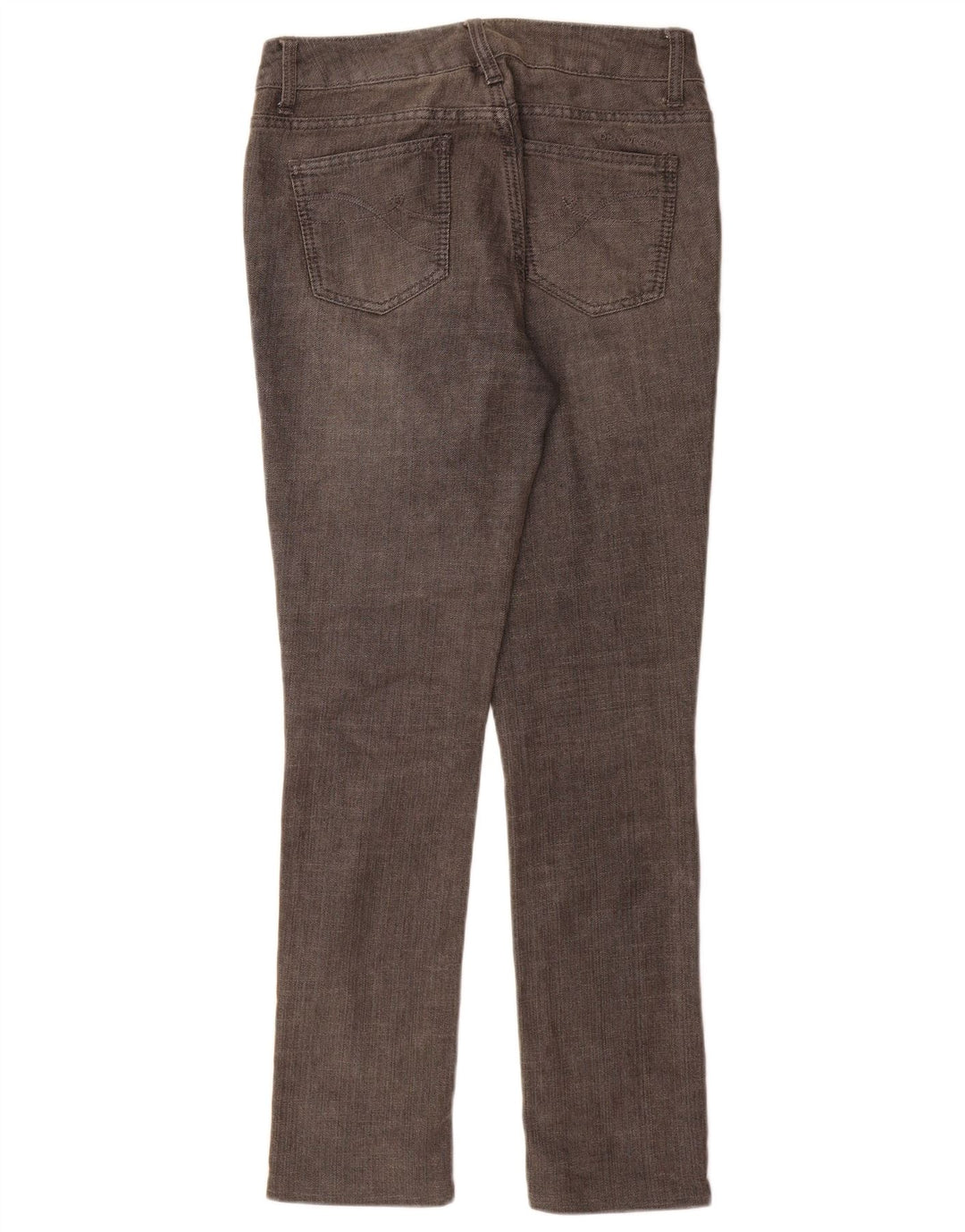 Jeans slim da donna Dkny US 4 piccoli W28 L30 cotone grigio