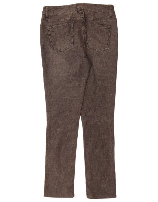 Jeans slim da donna Dkny US 4 piccoli W28 L30 cotone grigio