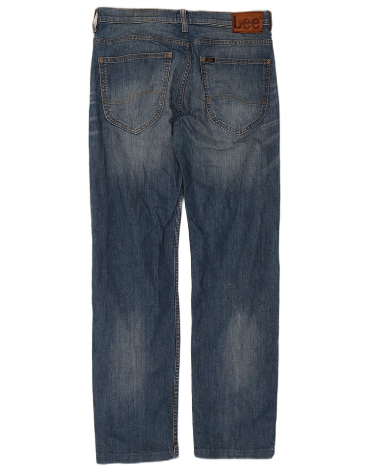 Jeans dritti da uomo LEE Powell W31 L30 in cotone blu