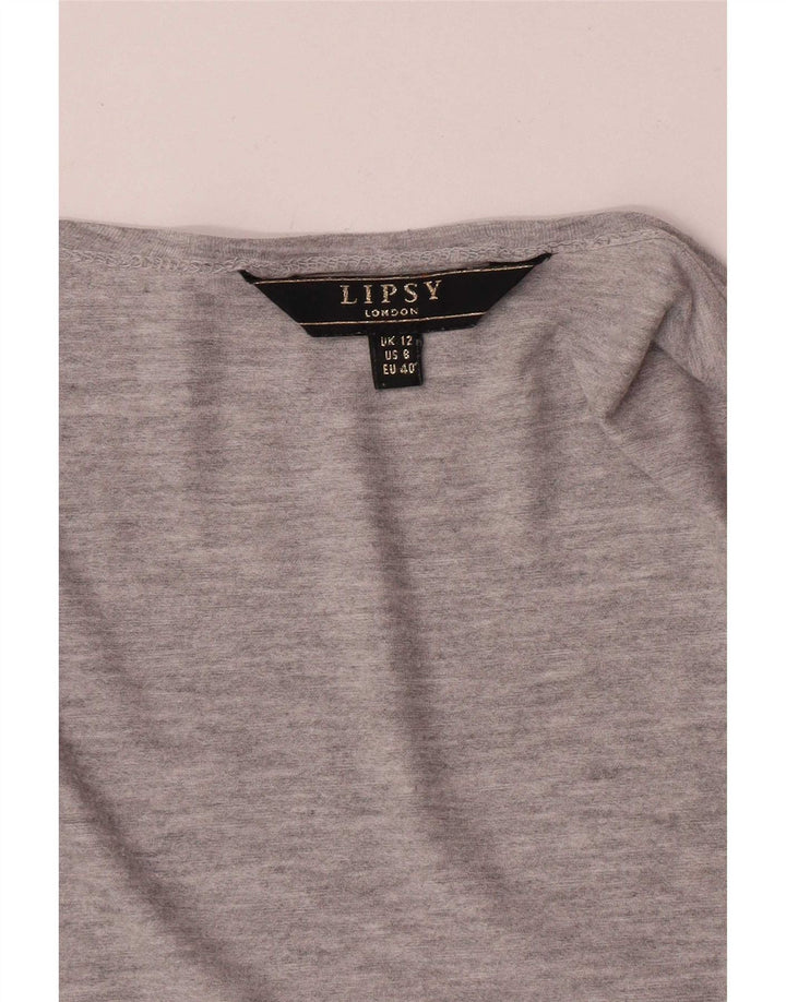 Maglione cardigan aperto da donna Lipsy UK 12 Grigio medio