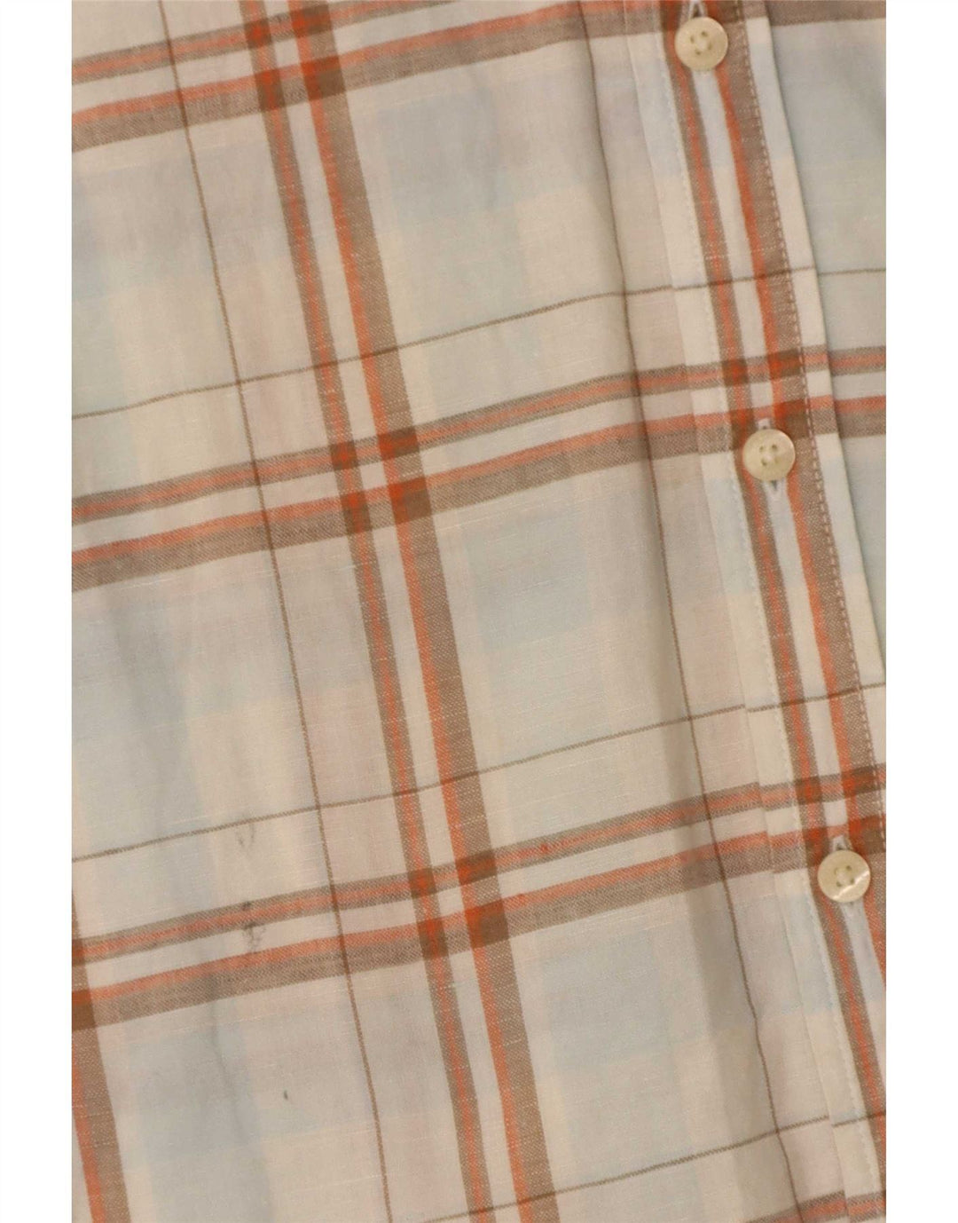Camicia a maniche corte vestibilità regolare da uomo Timberland a quadri bianchi medi