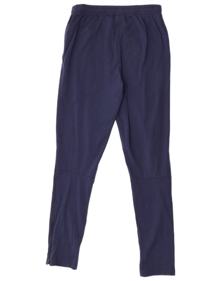 Pantaloni da tuta da uomo Puma Small in poliestere blu navy