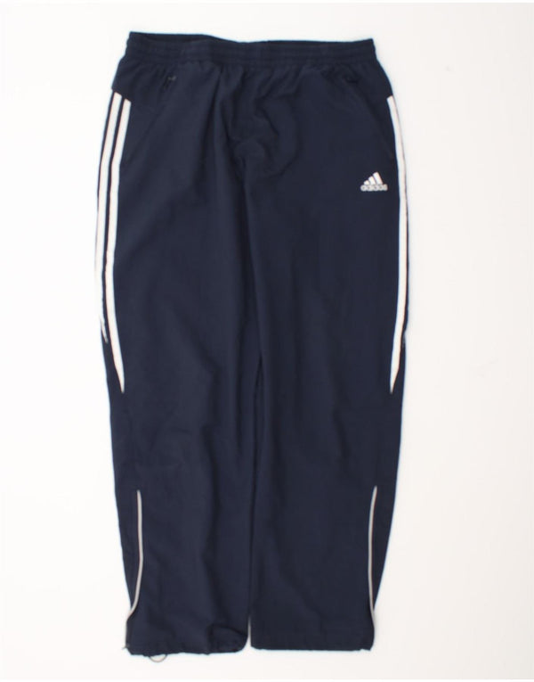 Pantaloni da tuta Adidas Clima 365 da uomo UK 44/46 Large Blu Navy Poliestere