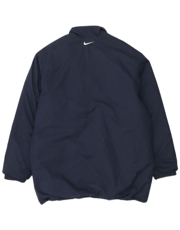 Giacca a vento da uomo Nike UK 45/47 XL blu navy poliestere