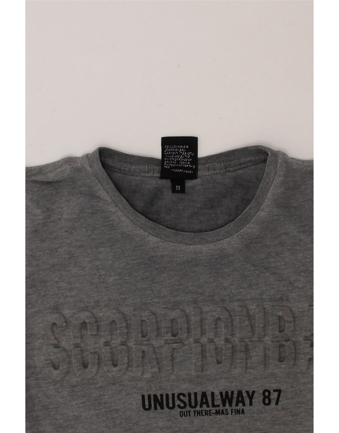 SCORPION BAY Boys Graphic T-Shirt Top 9-10 Years Medium Grey Cotton Vintage Scorpion Bay and Second-Hand Scorpion Bay from Messina Hembry 